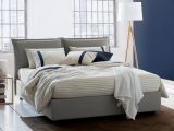 Letto matrimoniale contenitore grigio 175x215cm chic - Amy