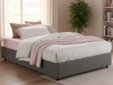 Letto matrimoniale contenitore grigio 175x215cm minimal - Alessander