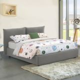 Letto matrimoniale contenitore grigio 190x215cm - Arpino