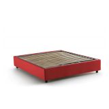 Letto matrimoniale contenitore rosso 175x215cm - Alaska