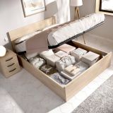 Letto matrimoniale contenitore rovere 158x197cm - Barolo