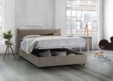 Letto matrimoniale contenitore tortora 175x205cm comodo - Almond