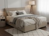 Letto matrimoniale contenitore tortora 175x205cm comodo - Almond