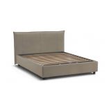 Letto matrimoniale contenitore tortora 175x205cm elegante - Akasha