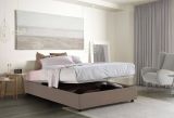 Letto matrimoniale contenitore tortora 175x205cm minimal - Apel
