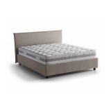 Letto matrimoniale contenitore tortora 175x205cm rivestimento lavabile - Anassimene