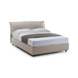 Letto matrimoniale contenitore tortora 175x215cm comodo - Aishia