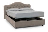 Letto matrimoniale contenitore tortora 190x210cm - Allik