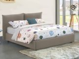 Letto matrimoniale contenitore tortora 190x225cm - Arcole