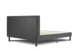 Letto matrimoniale grigio 169x204cm imbottito - Morpheus