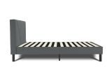 Letto matrimoniale grigio 169x214cm imbottito - Hypnos