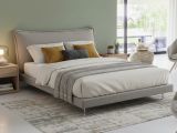Letto matrimoniale grigio 180x210cm rete inclusa - Arcore