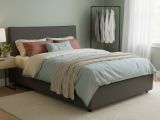 Letto Matrimoniale Grigio Antracite Sfoderabile Contenitore, Dimensione Materasso 160x200 cm Made in Italy - Peia
