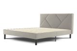 Letto matrimoniale Hypnos, 160x200 cm, Tortora