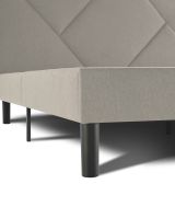 Letto matrimoniale Hypnos, 160x200 cm, Tortora