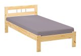 Letto matrimoniale Jena, Sommier per camera da letto, Giroletto per stanza, Struttura porta materasso, 195x145 h72 cm, Quercia