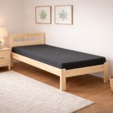 Letto Matrimoniale Marrone Rovere Matrimoniale Sfumatura Colore Struttura Rovere, - Lozzolo
