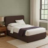 Letto Matrimoniale Marrone Sfoderabile Contenitore, Dimensione Materasso 160x200 cm - Argentina