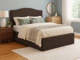Letto Matrimoniale Marrone Sfoderabile Contenitore, Dimensione Materasso 160x200 cm - Orgiano