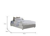 Letto matrimoniale Marta, Letto contenitore con rivestimento in ecopelle, 100% Made in Italy, Apertura frontale, adatto per materasso Cm 160x190, Bianco