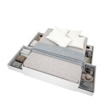 Letto matrimoniale moderno bianco 205x169cm robusto - Ferdie