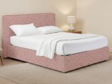 Letto Matrimoniale Rosa Sfoderabile Contenitore, Dimensione Materasso 160x190 cm - Fasanella