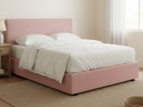 Letto Matrimoniale Rosa Sfoderabile Contenitore, Dimensione Materasso 160x190 cm - Lioni
