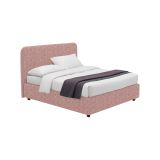 Letto Matrimoniale Rosa Sfoderabile Contenitore, Dimensione Materasso 160x200 cm - Argentina