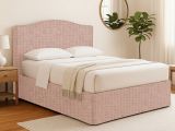 Letto Matrimoniale Rosa Sfoderabile Contenitore, Dimensione Materasso 160x200 cm - Orgiano