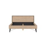 Letto matrimoniale rovere 172x206cm accogliente - Lala