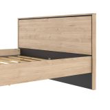 Letto matrimoniale rovere 172x206cm struttura in legno - Kintamo