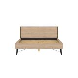 Letto matrimoniale rovere 172x206cm struttura in legno - Kintamo