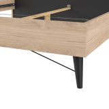 Letto matrimoniale rovere 192x206cm - Ghebbo