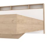 Letto matrimoniale rovere e bianco 169x216cm - Rose
