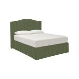 Letto Matrimoniale Verde Sfoderabile Contenitore, Dimensione Materasso 160x190 cm - Turania