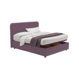 Letto Matrimoniale Viola Lilla Sfoderabile Contenitore, Dimensione Materasso 160x200 cm - Argentina