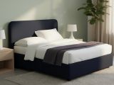 Letto Matrimoniale Viola Scuro Sfoderabile Contenitore, Dimensione Materasso 160x200 cm - Argentina