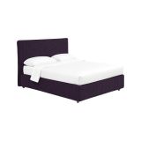 Letto Matrimoniale Viola Sfoderabile Contenitore, Dimensione Materasso 160x200 cm - Peia