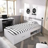 Letto per bambini 196x97cm bianco - Aromatic