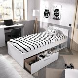 Letto per bambini 196x97cm bianco - Aromatic