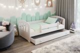 Letto per bambini Estoy, 85x164 h63 cm, Bianco