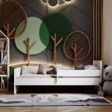 Letto per bambini Tonyo, 77x144 h56 cm, Bianco