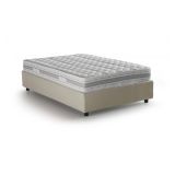 Letto piazza e mezza Abici, con materasso Cm 120x200 incluso, Beige