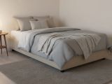 Letto piazza e mezza Abici, con materasso Cm 120x200 incluso, Beige