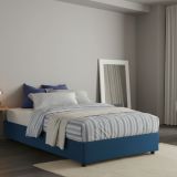 Letto piazza e mezza Abici, con materasso Cm 120x200 incluso, Blu