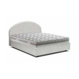 Letto piazza e mezza Acy, con materasso Cm 120x190 incluso, Bianco
