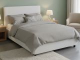 Letto piazza e mezza Alia, adatto per materasso Cm 120x190, Bianco
