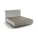 Letto piazza e mezza Amorino, adatto per materasso Cm 120x190, Beige