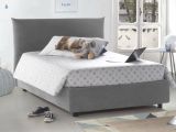 Letto piazza e mezza Amorino, adatto per materasso Cm 120x190, Grigio
