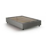 Letto piazza e mezza Andla, adatto per materasso Cm 120x200, Grigio